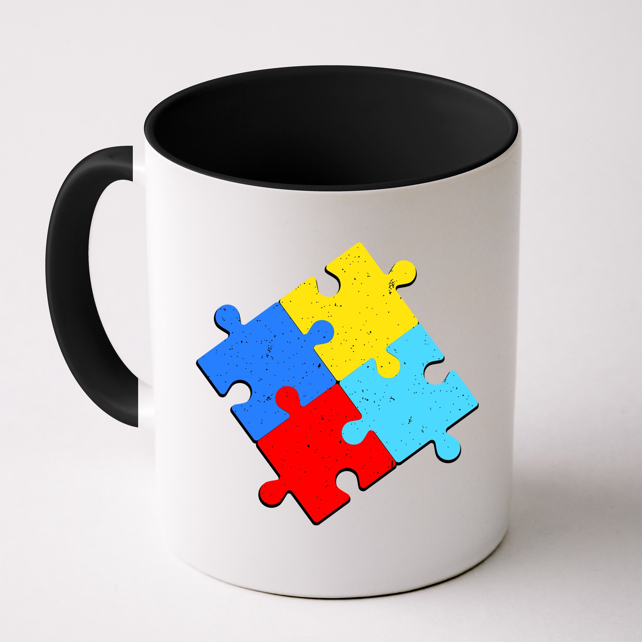 Vintage Autism Puzzle Mug