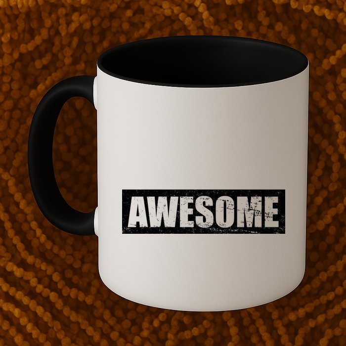 Vintage Awesome Logo Mug