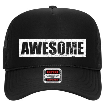 Vintage Awesome Logo Trucker Hat