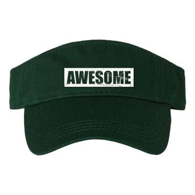Vintage Awesome Logo Visor