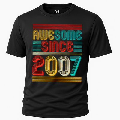 Vintage Awesome Since 2007 Happy 12th Birthday Performance Shirt