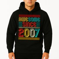 Vintage Awesome Since 2007 Happy 12th Birthday Hoodie
