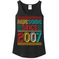 Vintage Awesome Since 2007 Happy 12th Birthday Ladies Essential Tank