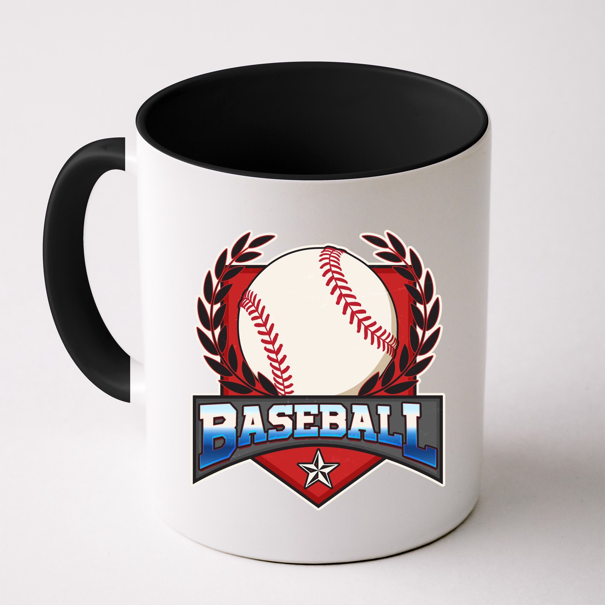 Vintage Baseball Fan Logo Mug