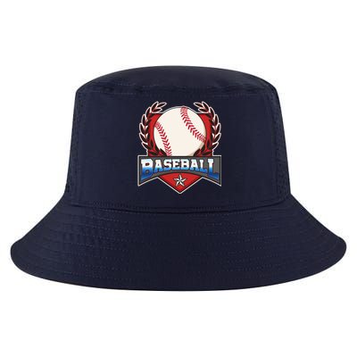 Vintage Baseball Fan Logo Cool Comfort Performance Bucket Hat