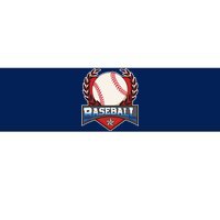 Vintage Baseball Fan Logo Bumper Sticker