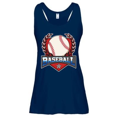Vintage Baseball Fan Logo Ladies Essential Flowy Tank