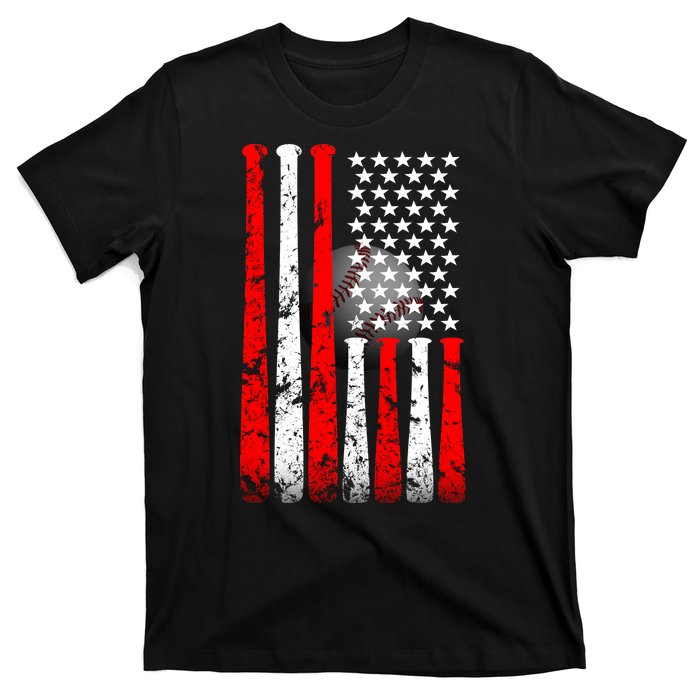 Vintage Baseball Flag T-Shirt