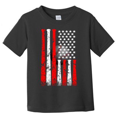 Vintage Baseball Flag Toddler T-Shirt