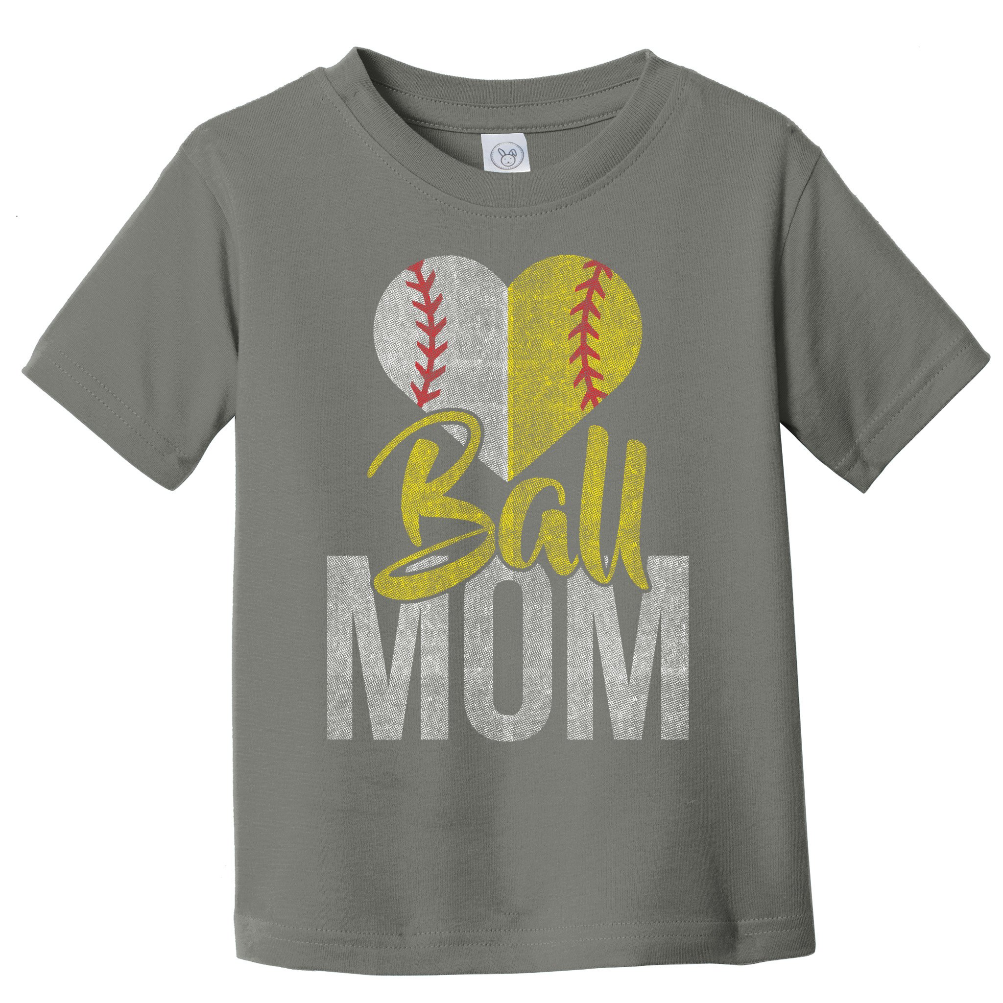 Vintage baseball Mom Toddler T-Shirt