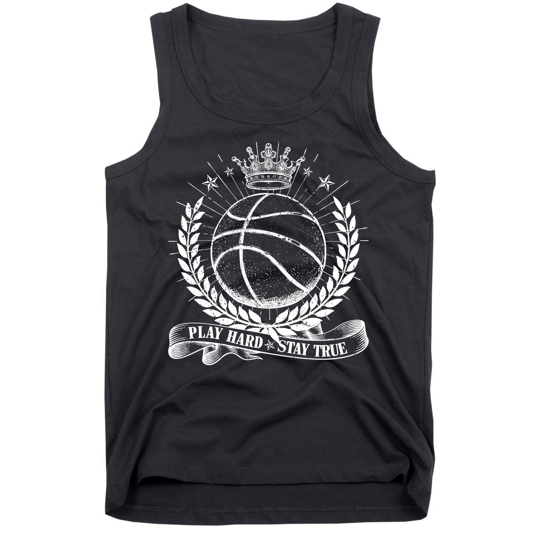 Vintage Basketball Stay True Play Hard Tank Top