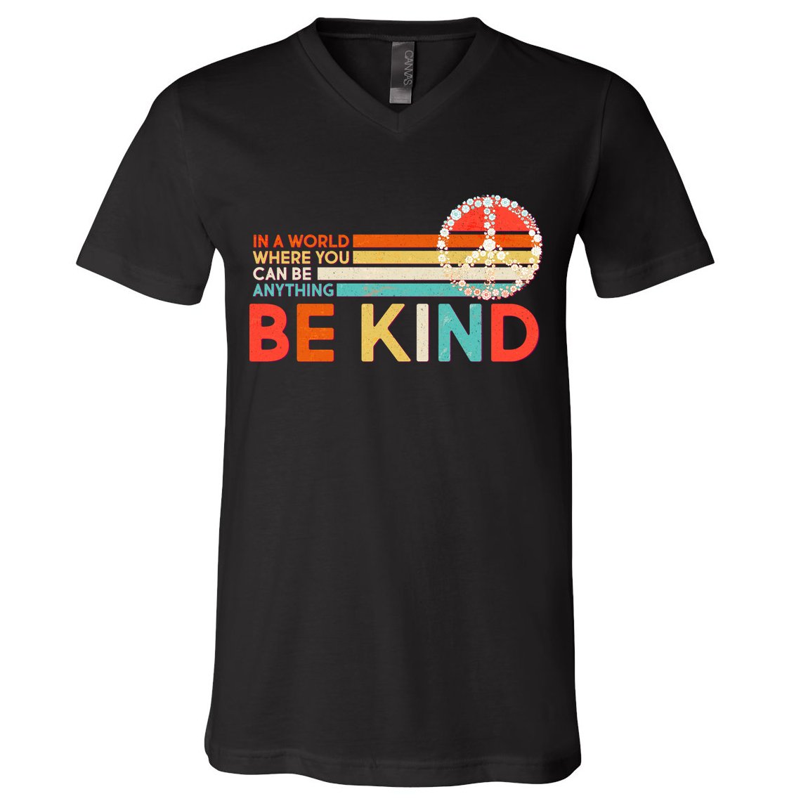 Vintage Be Kind V-Neck T-Shirt