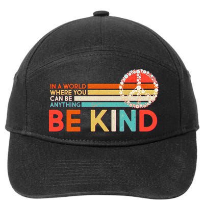 Vintage Be Kind 7-Panel Snapback Hat