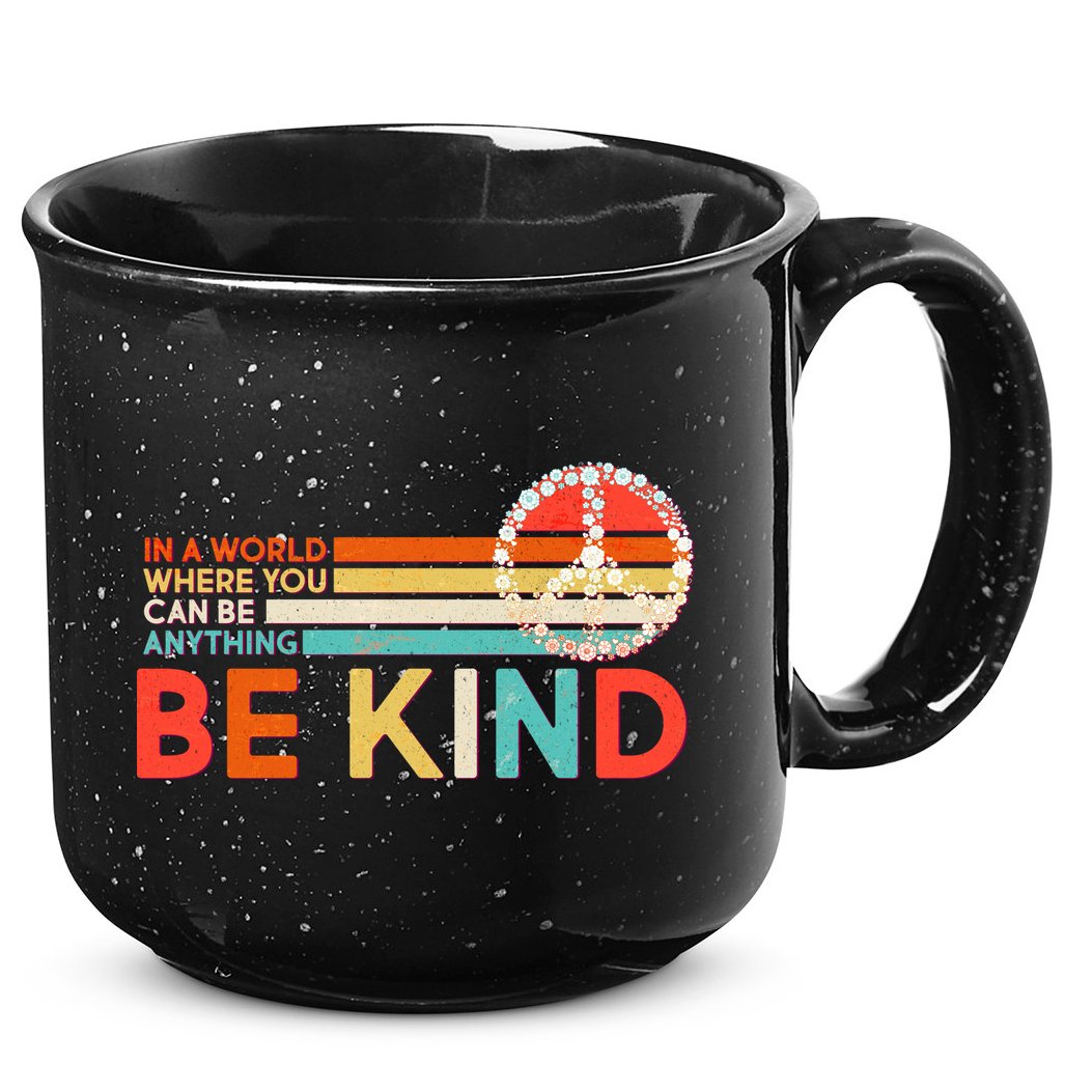 Vintage Be Kind 15oz Campfire Ceramic Mug