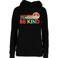 Vintage Be Kind Womens Funnel Neck Pullover Hood