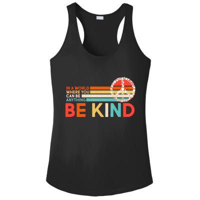 Vintage Be Kind Ladies PosiCharge Competitor Racerback Tank
