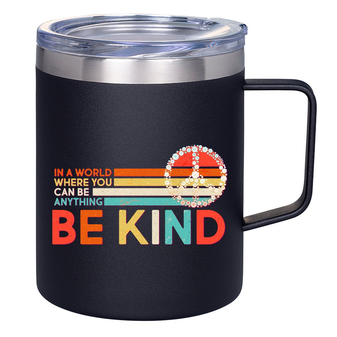 Vintage Be Kind 12oz Stainless Steel Coffee Mug