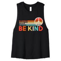 Vintage Be Kind Women's Racerback Cropped Tank