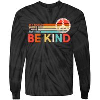 Vintage Be Kind Tie-Dye Long Sleeve Shirt