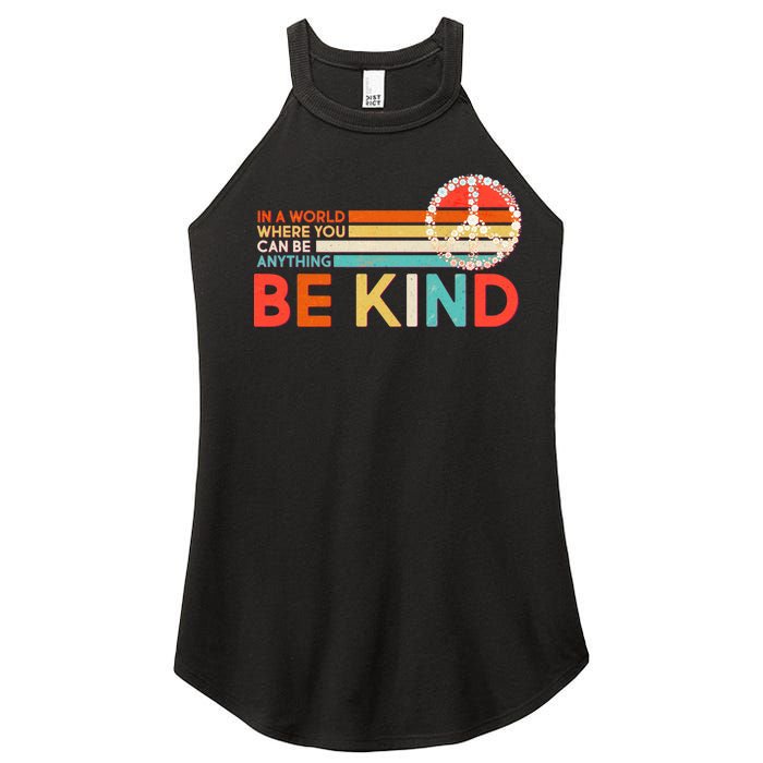 Vintage Be Kind Women's Perfect Tri Rocker Tank