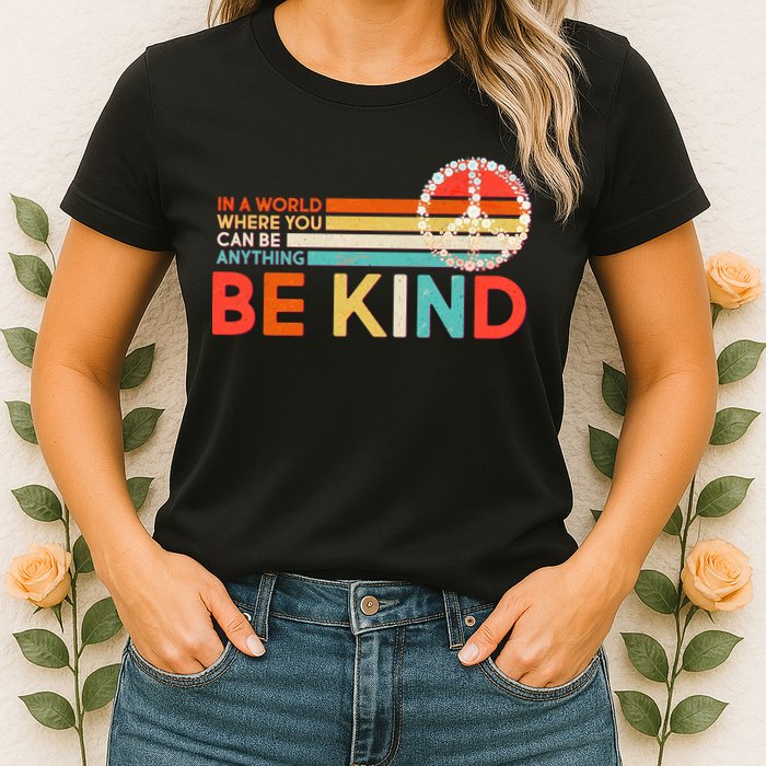 Vintage Be Kind Womens T-Shirt