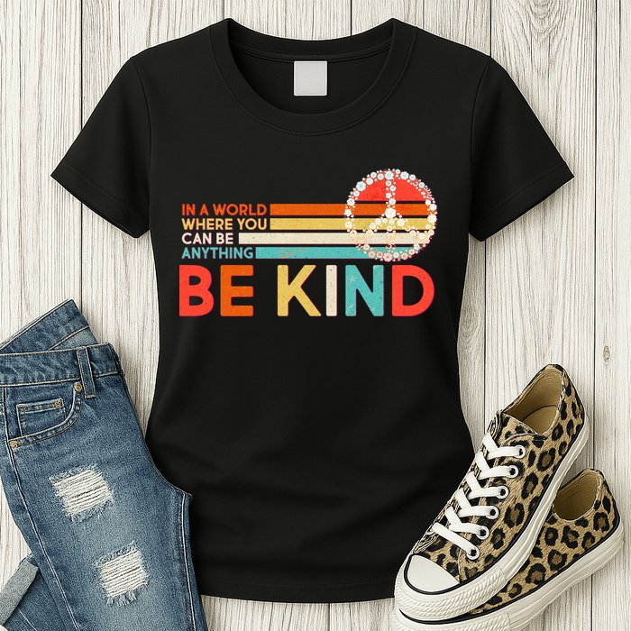 Vintage Be Kind Womens T-Shirt