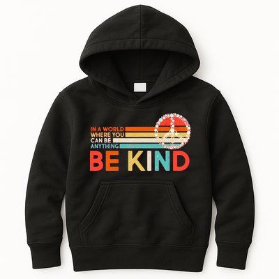 Vintage Be Kind Kids Hoodie