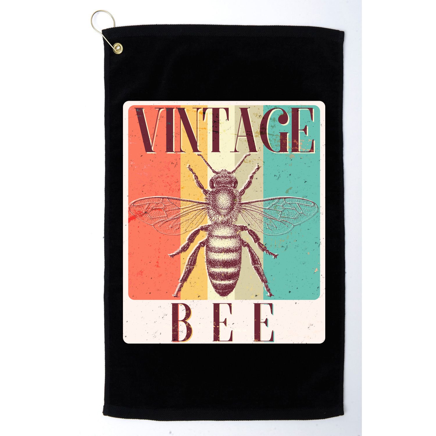 Vintage Bee Golf Towel