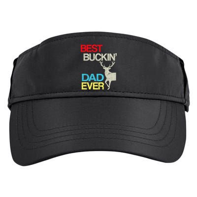 Vintage Best Buckin Dad Hunting Adult Drive Performance Visor
