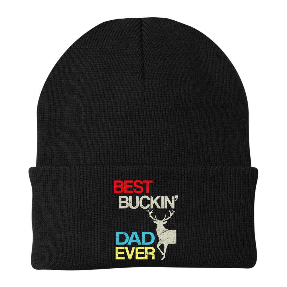 Vintage Best Buckin Dad Hunting Beanie