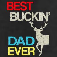 Vintage Best Buckin Dad Hunting Beanie