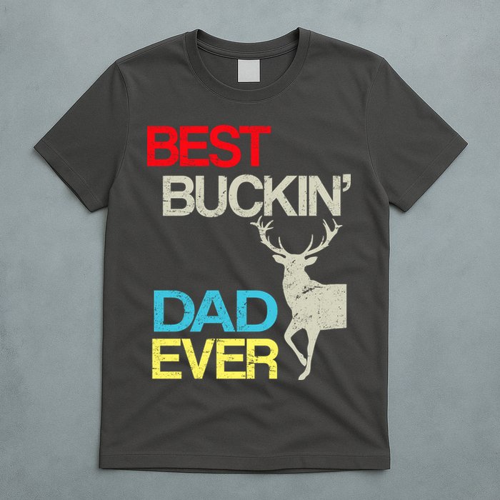 Vintage Best Buckin Dad Hunting T-Shirt