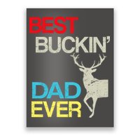 Vintage Best Buckin Dad Hunting Poster