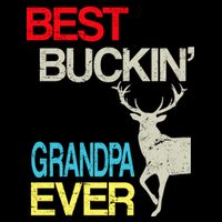 Vintage Best Buckin Grandpa Hunting Backpack
