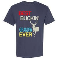 Vintage Best Buckin Grandpa Hunting Garment-Dyed Heavyweight T-Shirt