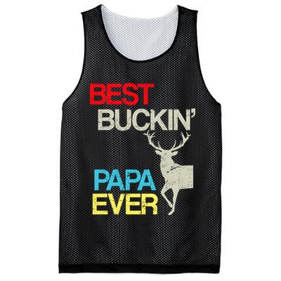 Vintage Best Buckin Papa Hunting Mesh Reversible Basketball Jersey Tank