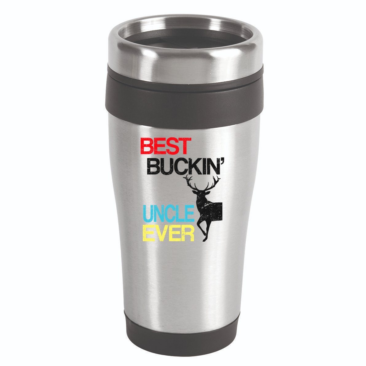 Vintage Best Buckin Uncle Hunting 16oz Travel Tumbler