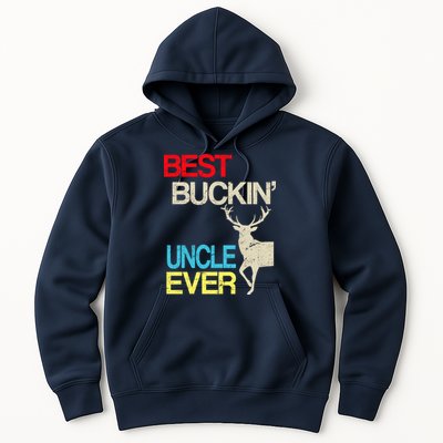 Vintage Best Buckin Uncle Hunting Hoodie