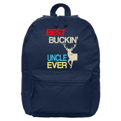 Vintage Best Buckin Uncle Hunting 16 in Basic Backpack