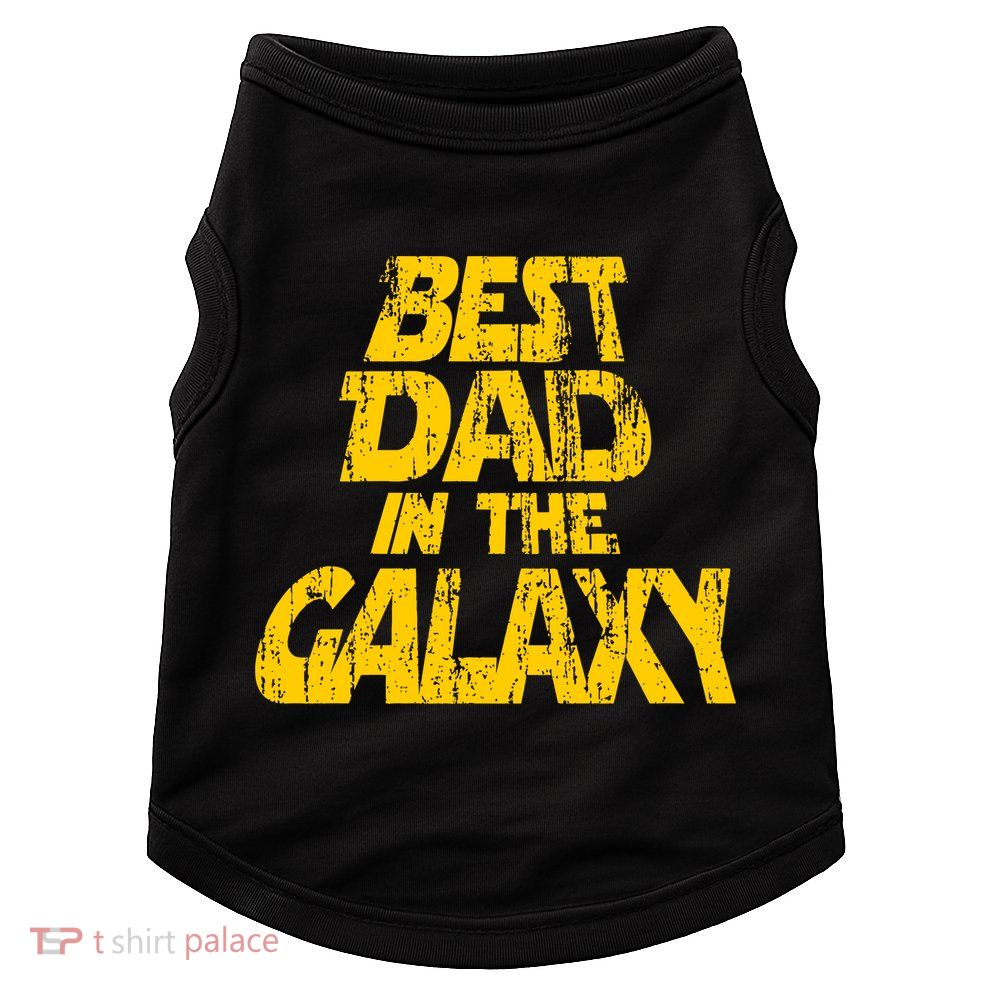 Vintage Best Dad In The Galaxy Doggie Tank