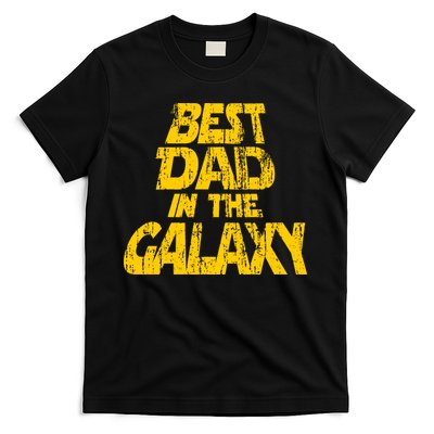 Vintage Best Dad In The Galaxy T-Shirt