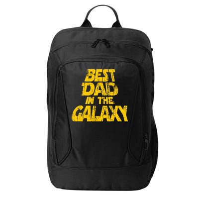 Vintage Best Dad In The Galaxy City Backpack