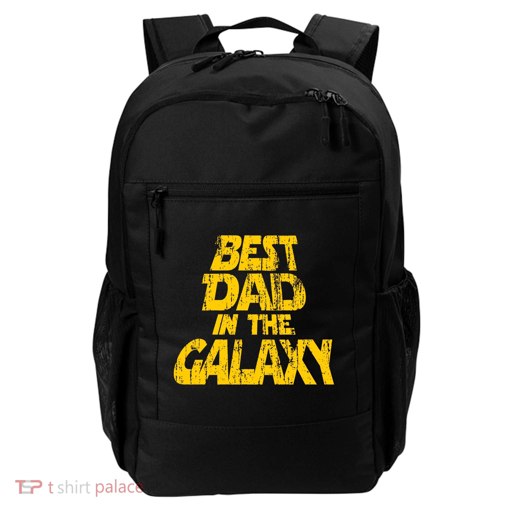 Vintage Best Dad In The Galaxy Backpack