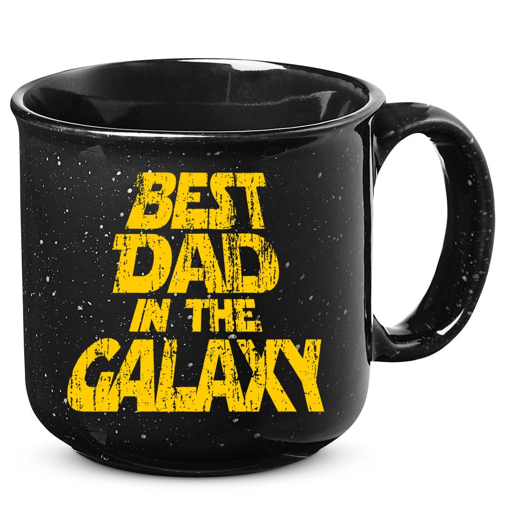 Vintage Best Dad In The Galaxy 15oz Campfire Ceramic Mug