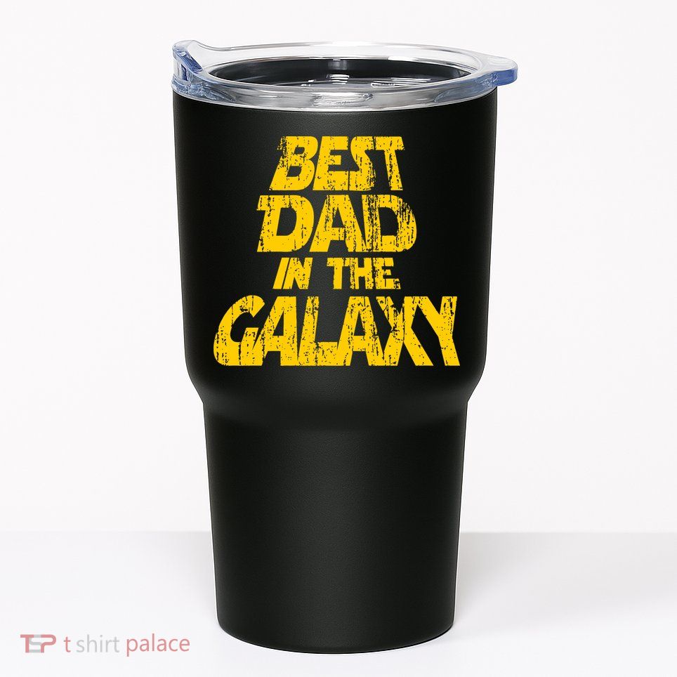 Vintage Best Dad In The Galaxy Tumbler