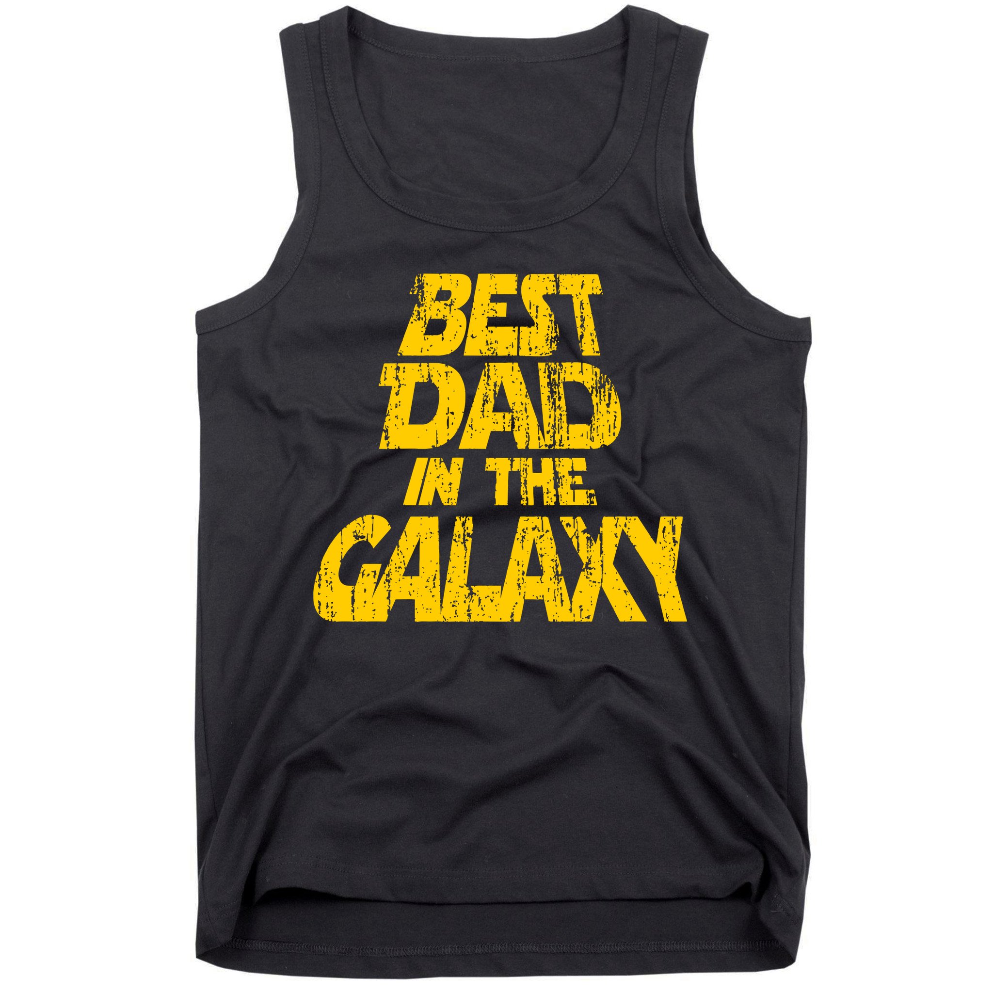 Vintage Best Dad In The Galaxy Tank Top