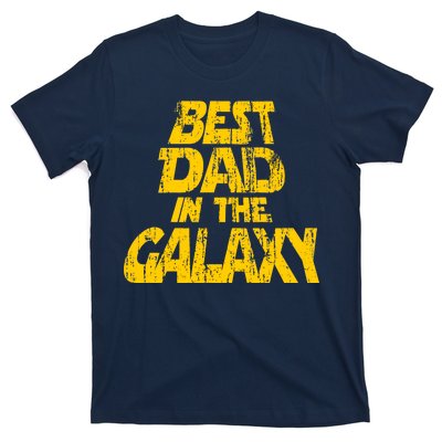 Vintage Best Dad In The Galaxy T-Shirt