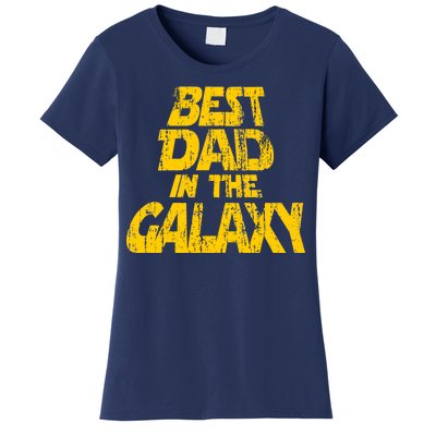 Vintage Best Dad In The Galaxy Women's T-Shirt