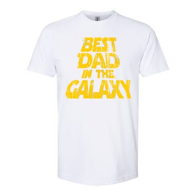 Vintage Best Dad In The Galaxy Softstyle® CVC T-Shirt