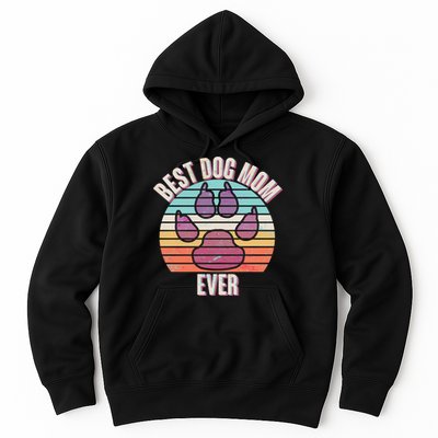 Vintage Best Dog Mom Ever Hoodie